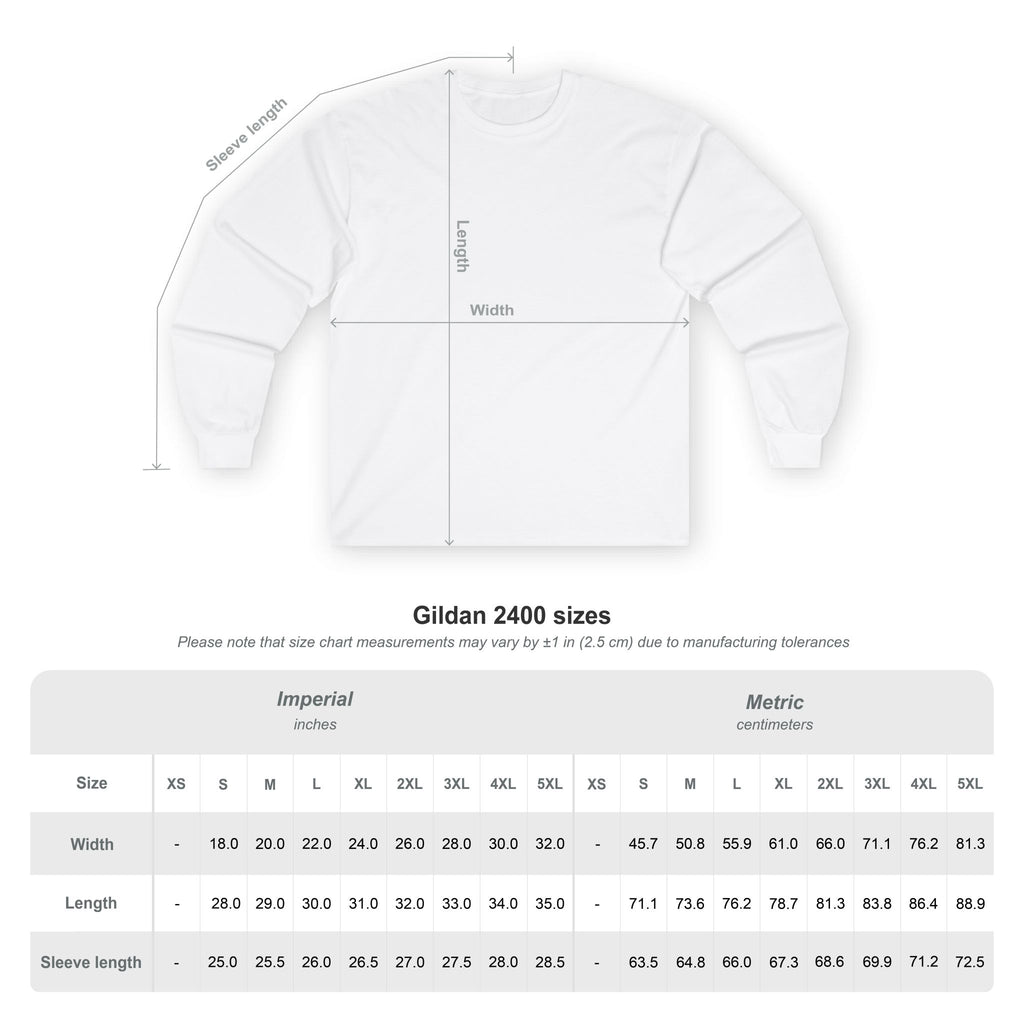 Unisex Ultra Spaghetti Cotton Long Sleeve Tee