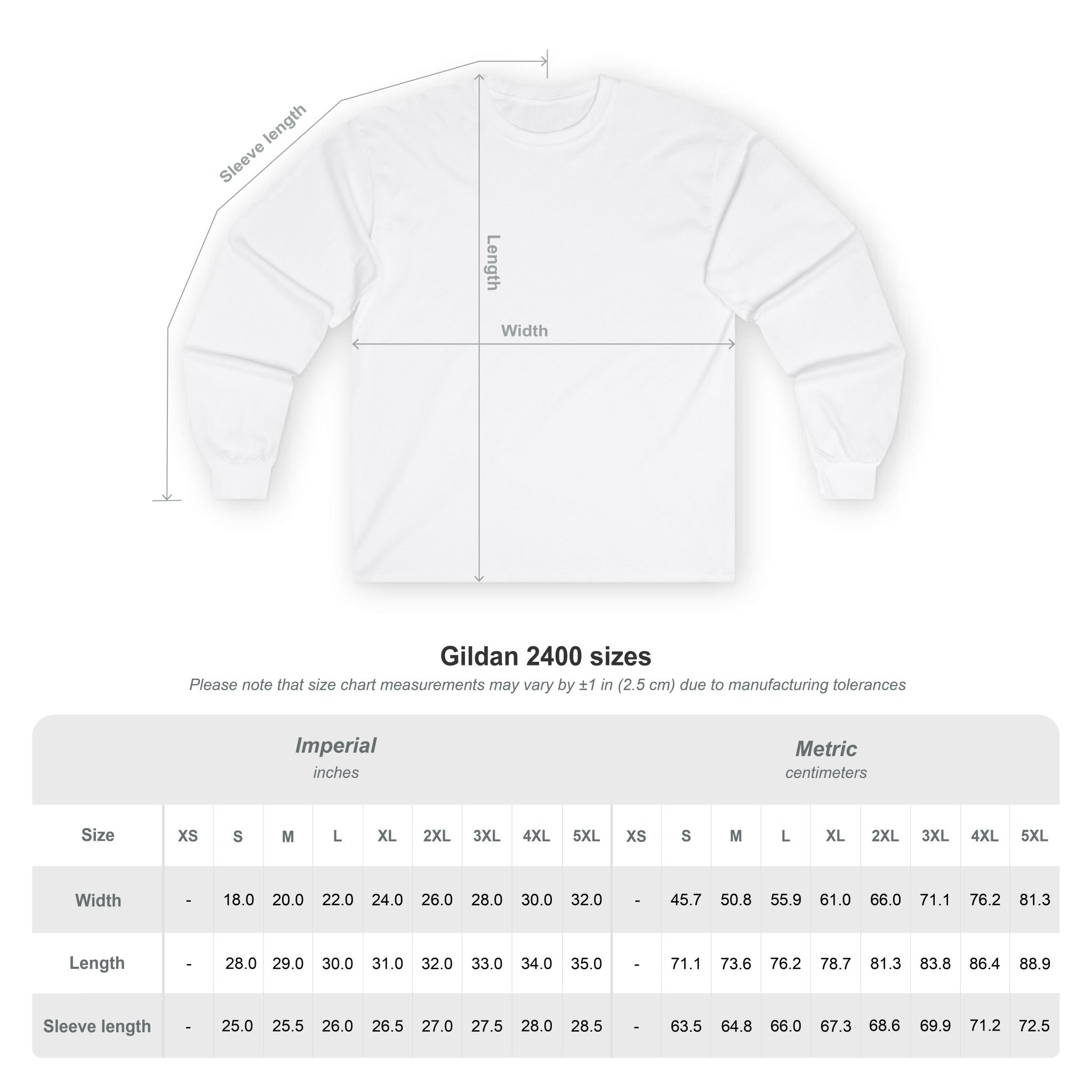 Unisex Ultra Spaghetti Cotton Long Sleeve Tee
